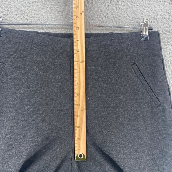 Chicos Pants Womens 2 US 12 Short Gray Fabulously Slimming Ponte Pull On Stretch - Picture 9 of 13